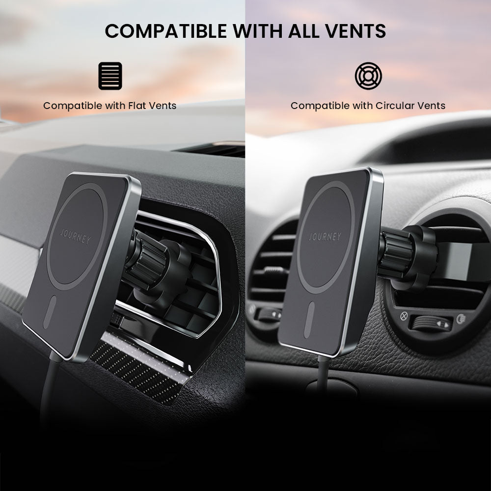 急行 ワイヤレス カー マウント チャージャー (MagSafe 搭載)