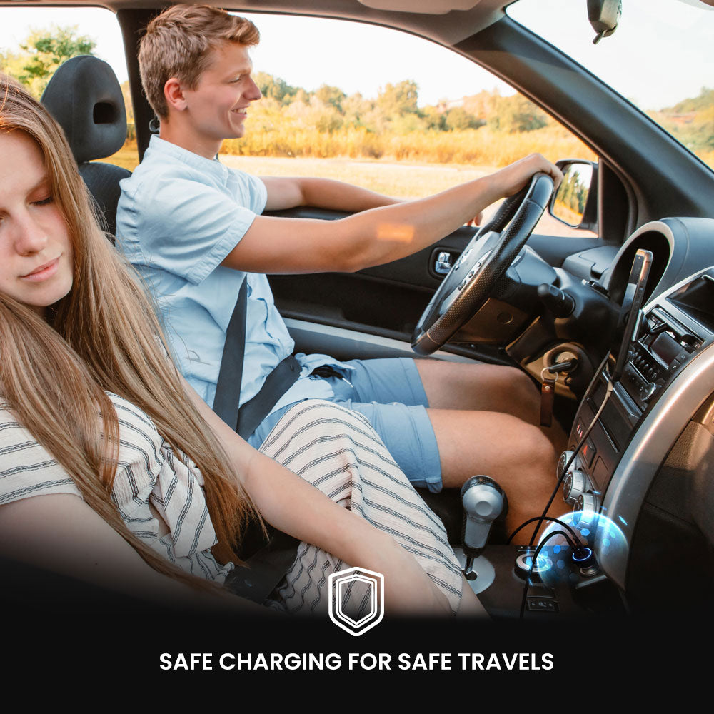 PULSE 60 2 ポート USB-C カーチャージャー - 60W